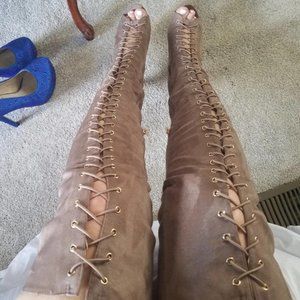 Women thigh high boots